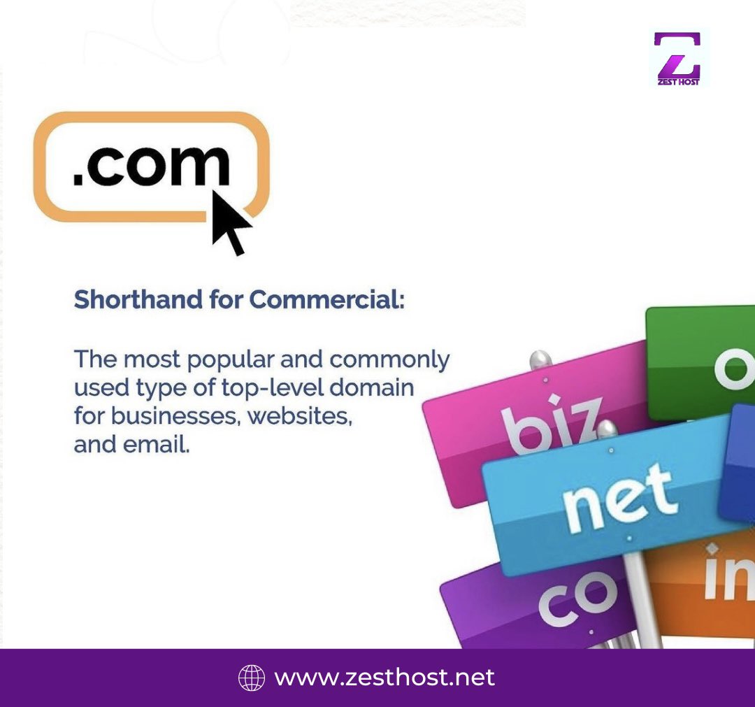 ZestHost's tweet photo. Time to gain some knowledge! 🤓

You've always heard of them, you've always seen them
and you've probably even used them

But do you really know what they mean, and when they're used?

Today, we discuss the full meanings of some domain extensions

#domains #domain #domainsale https://t.co/cThH1SFN9b