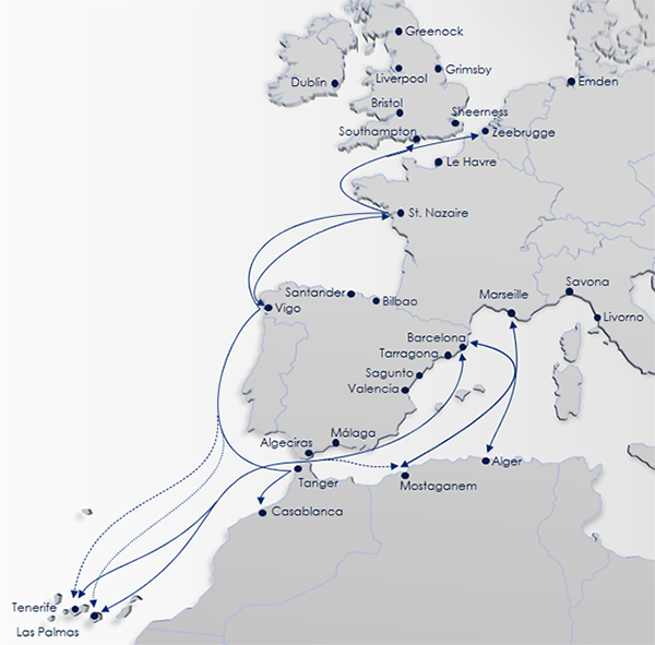 At Suardiaz we are experts in RORO services along the #MotorwayOfTheSeas. We connect the French port of Saint-Nazaire with Vigo and Tangiers twice a week. Discover more about this on our website.
suardiaz.com/services/servi…