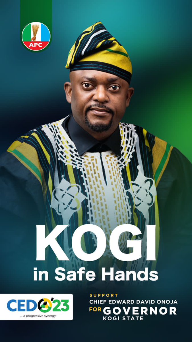 LekanPatrick's tweet photo. Support &amp; Vote Chief Edward David Onoja for Governor of Kogi State
@ed_onoja https://t.co/JWVFuLxzCo