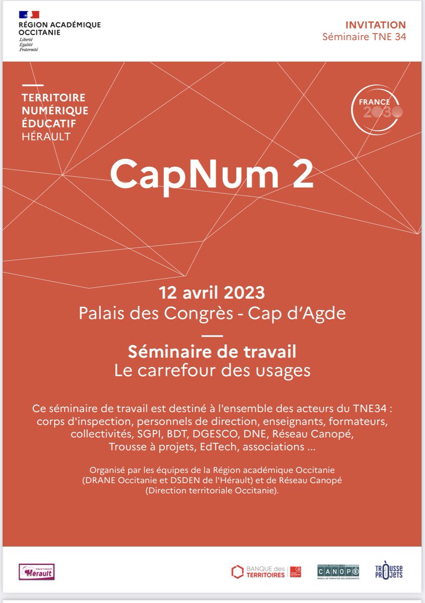 MarBara83's tweet photo. #CapNum2 Ouverture de la journée #TNE34 | Présence de la DNE @Edu_Num | Présentation du dispositif #ArchiClasse>> comment les usages du numérique ont-ils un impact sur l’aménagement des espaces d’apprentissage ?
@chcaron80 https://t.co/gtrfGPWAVu