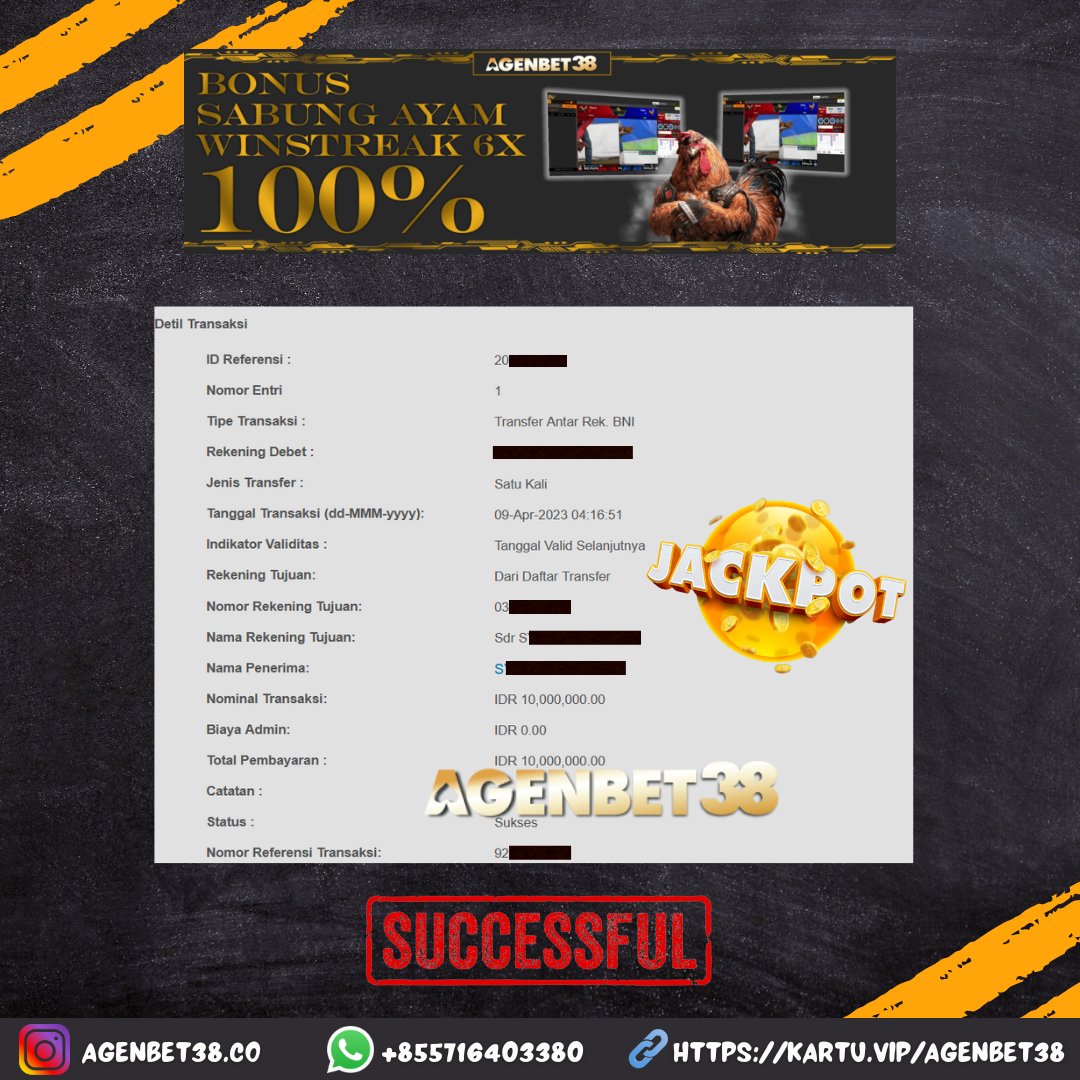 Agenbet38_'s tweet photo. Selamat Atas Kemenangannya Boskuh ❤️
.
#langsungtransfer #langsungcair #menangdibayar #menangdibayarlunas #aman #terpercaya #nohoax #notipu
.
#A38 #Slot #Gacor #AGENBET38 #A38GACOR #AGENBET38GACOR #AGEN #AGENHOT #foryoupage #fypシ #fyp #flfl💛  #infogacor #infopola #slotgacor https://t.co/E84DW6XS3Q