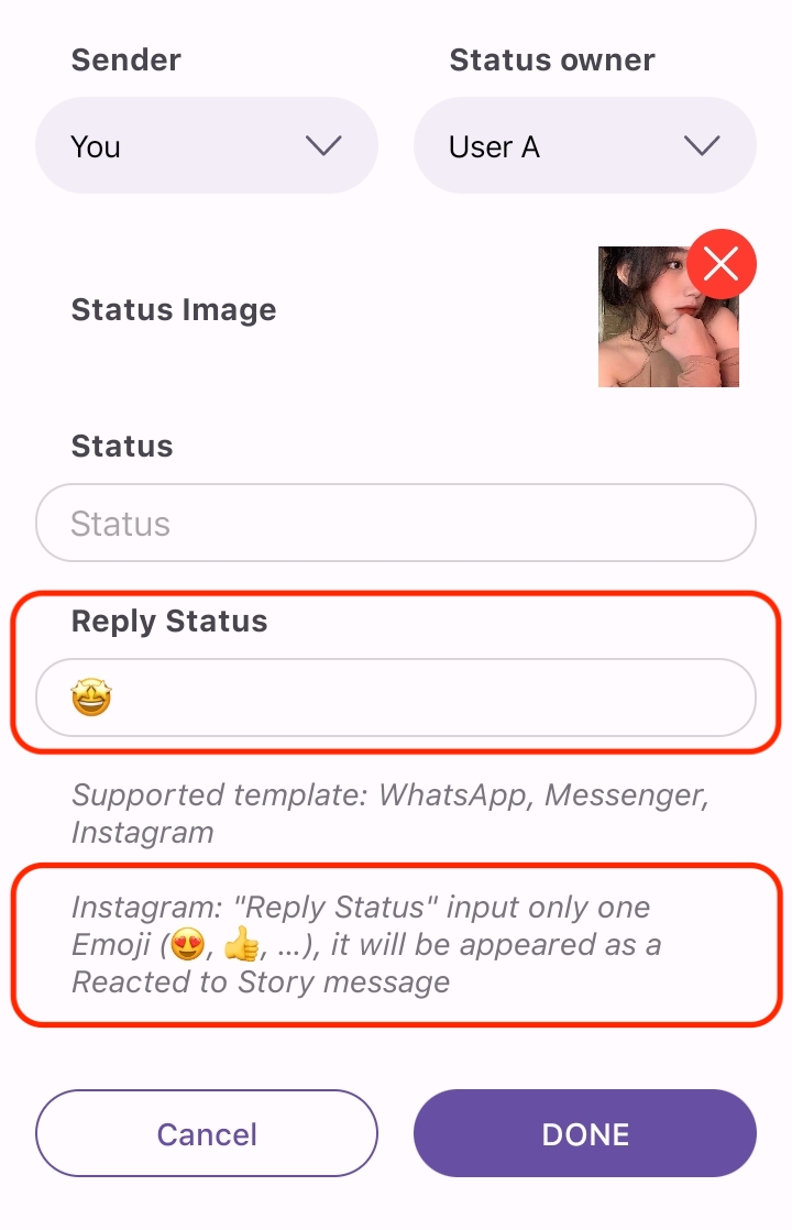 Tip:  Reply to Instagram stories feature
if you enter only one emoji, it will show as 'You reacted to their story' or 'Reacted to your story'
#ifake #fakemessages #instagram