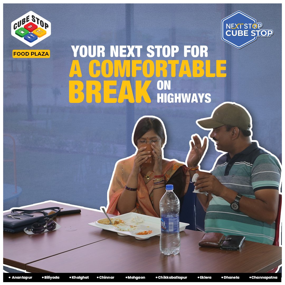 cubestopindia's tweet image. If you are tired of long-distance travel and need a refreshment, take a break at Cube Stop. You can refuel both your vehicle and your energy with a cup of hot tea or coffee and relish a good conversation in between. 

#CubeStop #WaySideAmenity