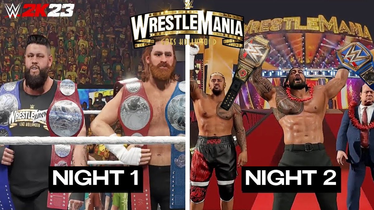 TitantronMHD's tweet photo. My RECREATION of WrestleMania 39 in WWE 2K23! @WWEgames 🔥🔥🔥
https://t.co/fOMEeebSry https://t.co/kyQzuM9hbs