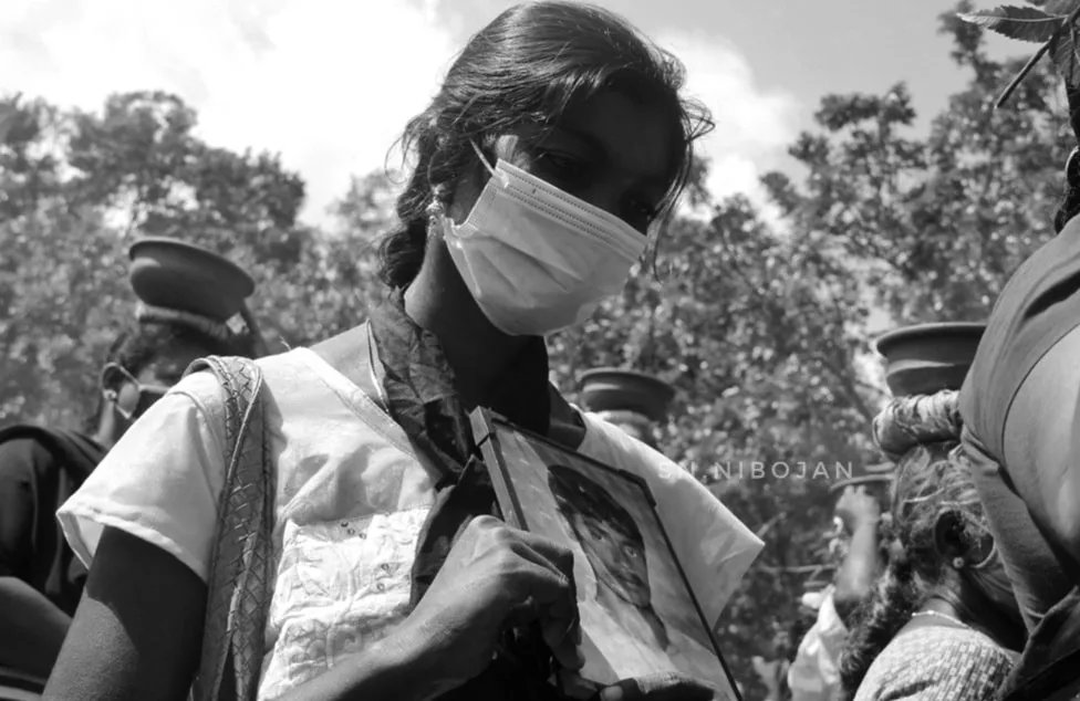 SanjulaPietersz's tweet photo. Today is the 2243rd day (April 12 2023) of the #longest_struggle of #SriLanka; the struggle of the relatives of #forcibly_disappeared in the North &amp; East.

📷 @SNNibojan https://t.co/3zBdqqBYJI