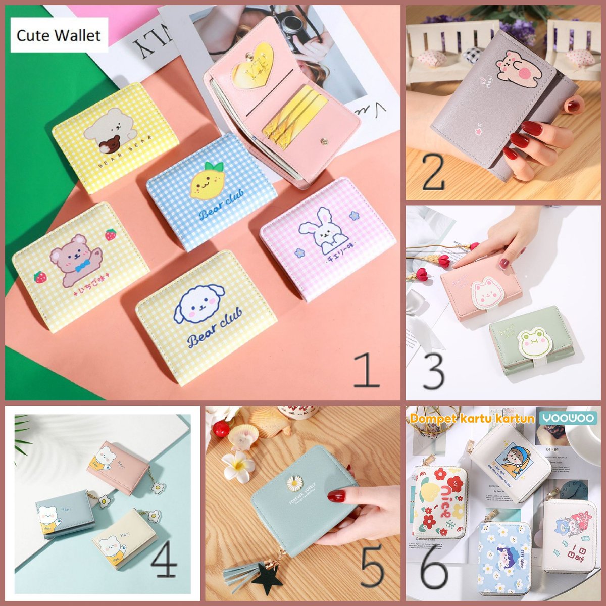 bynyang's tweet photo. -; mini wallet cute 🌷✨
☆under 20k
1. https://t.co/GopYgQXKxw
2. https://t.co/woF10mLaFQ
3. https://t.co/O9b2x1FErL
4. https://t.co/xK8XaOdn08
5. https://t.co/yMAJlOqOT3
6. https://t.co/X3I5jZMtgf
#dompet #dompetwanita #dompetcute #dompetmini #shopee https://t.co/ka9uxKXqnP
