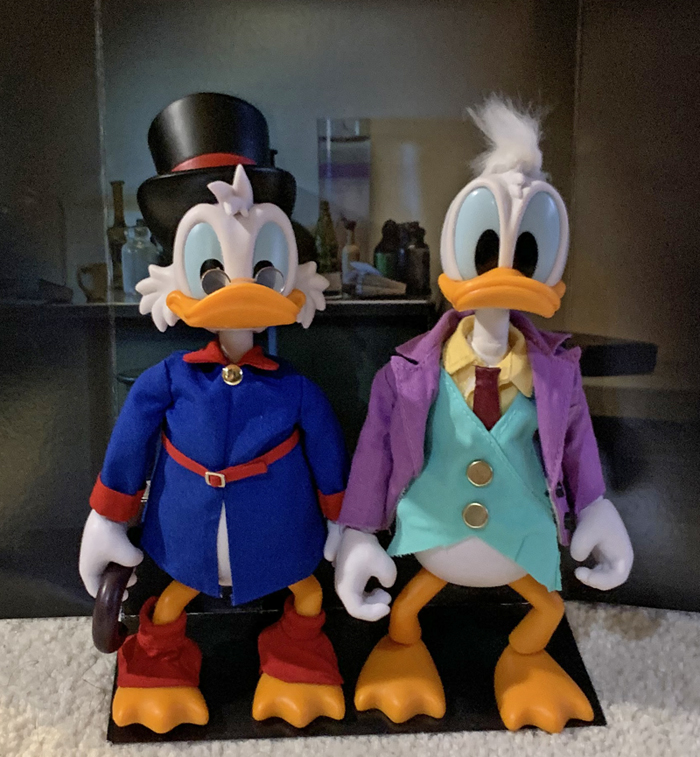 BobbyFan85's tweet photo. Just made a Fenton Crackshell figure to go with the Dyanmic 8action Heroes Uncle Scrooge figure. @beast_kingdom Any plans to make Gizmoduck? If not, I'll need to start cobbling something together... #Gizmoduck #FentonCrackshell @TadStones @DuckTalks https://t.co/qOr4vjZyzP