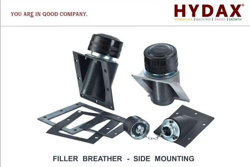 FILLER BREATHER - SIDE MOUNTING.

#hydax #hydaxhydraulics #hydraulicscomponent #hydaxindia #fillerbreathersidemounting #youareingoodcompany