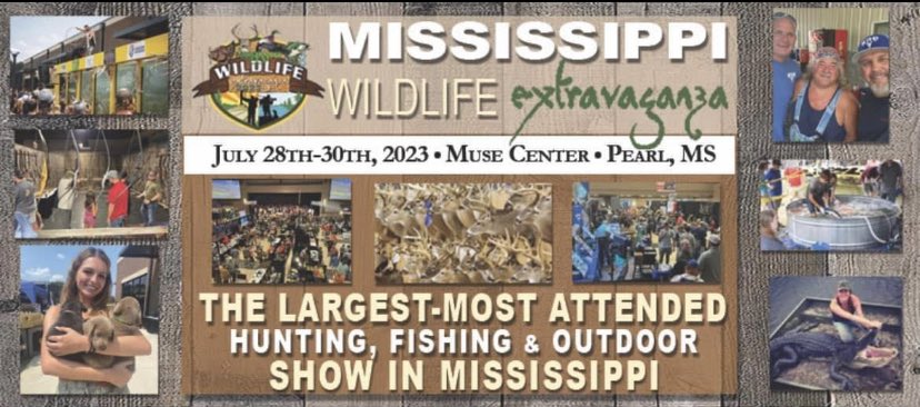 Mark your Calendar 🖊️🗓️ 

July 28-30 at the Clyde Muse Center in Pearl #SeeYaAtTheGanza