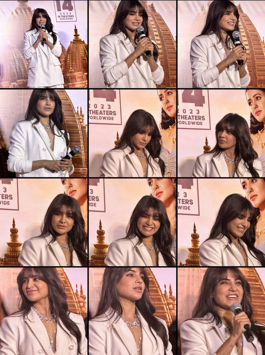 cmsventures's tweet photo. @Samanthaprabhu2 #Shaakuntalam #ShaakuntalamOnApril14 #ShaakuntalamIn3D #Shaakuntalam3D #ShaakuntalamPremier 
Fabulous to see you in person Samantha! Sending all my best wishes! Be kind, bold &amp; awesome! https://t.co/ZheKvHn7i2