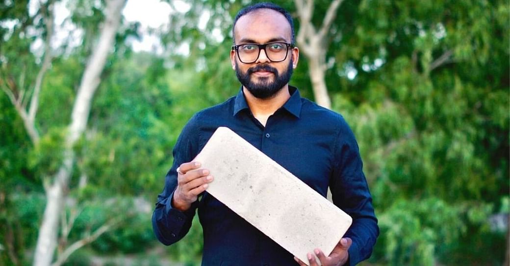 buddyzap's tweet photo. 1/7 Revolutionizing the #construction industry, GreenJams' Agrocete bricks cut costs by 50% while being eco-friendly and carbon-negative.

Founder Tarun Jami's ( @tarunjami ) innovative solution, made from agricultural waste, also increases thermal insulation by 50%.  #innovation https://t.co/tDi1zHwK9w