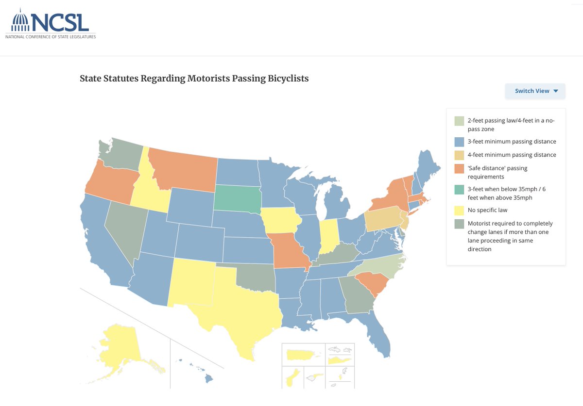 JayCrossley's tweet photo. I did not know before just now that Texas is one of only six states left without any sort of law requiring us to safely pass people riding bikes when we are driving cars and trucks.
https://t.co/v4SD84jxCw
#txlege #HB421 #SafePassing @raylopezfortx @TerryCanales40 @BikeTexas https://t.co/6ipqlm2P0k