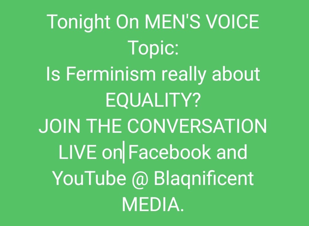 djfuadpe1's tweet photo. Is Ferminism really about EQUALITY?
#mensvoice @MetaManosphere #Mensright #freshandfit https://t.co/xMyOv24skV