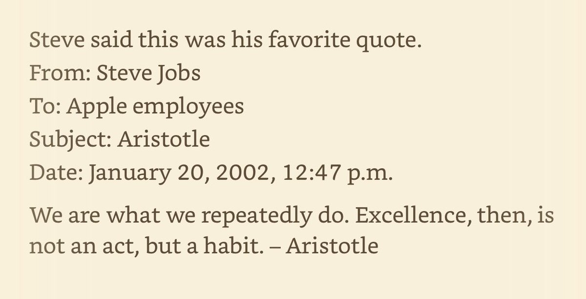 From the newly released collection of Jobs writing via Steve Jobs archive (free): stevejobsarchive.com/book

Great stuff. Here’s his favorite quote: