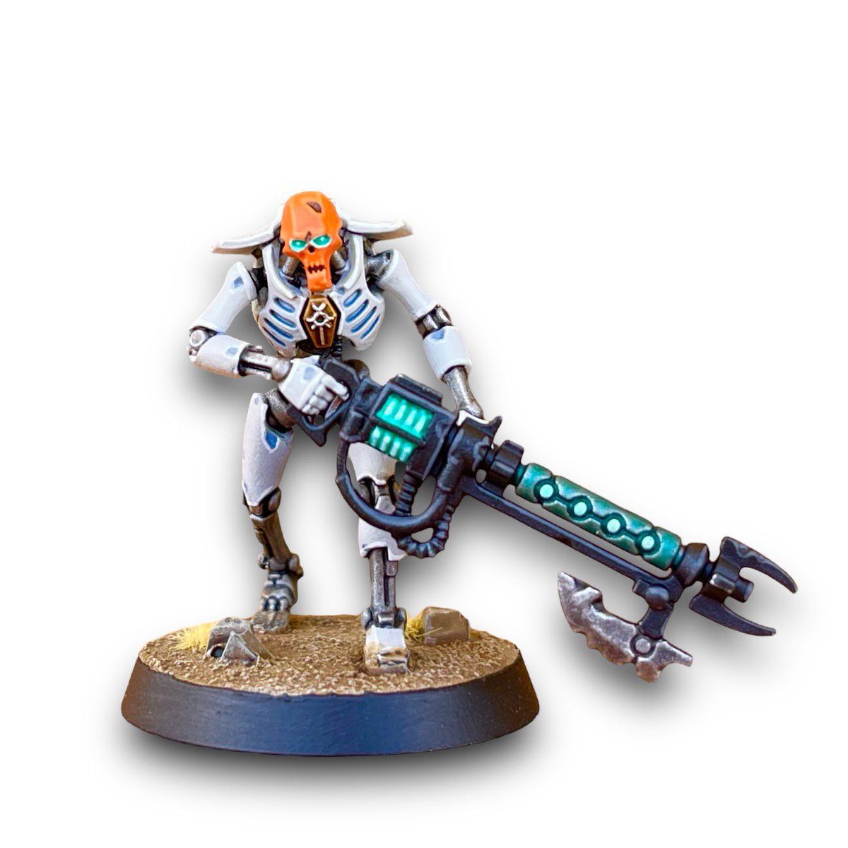 EmperorsCrusade's tweet photo. Chosen my final scheme and base colours.. Now let’s get painting!

#necrons #necron #warhammer40k #warhammer https://t.co/DsSk5s57Lb