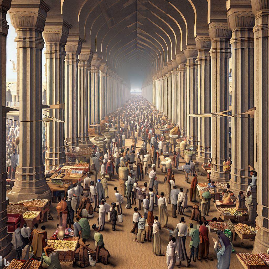 zohaibusman's tweet image. Lost city of Iram or Irum of the Pillars.

Bing AI Image Creator + Powered by DALL·E 2 #AI #aigenerated #aiartwork #LostCityofIrum #iramofthepillars #irum #cityofpillars #lostcity #aad #peopleofaad #atlantisofthesands #dalle2 #dalle2art #bingimagecreator #ChatGpt