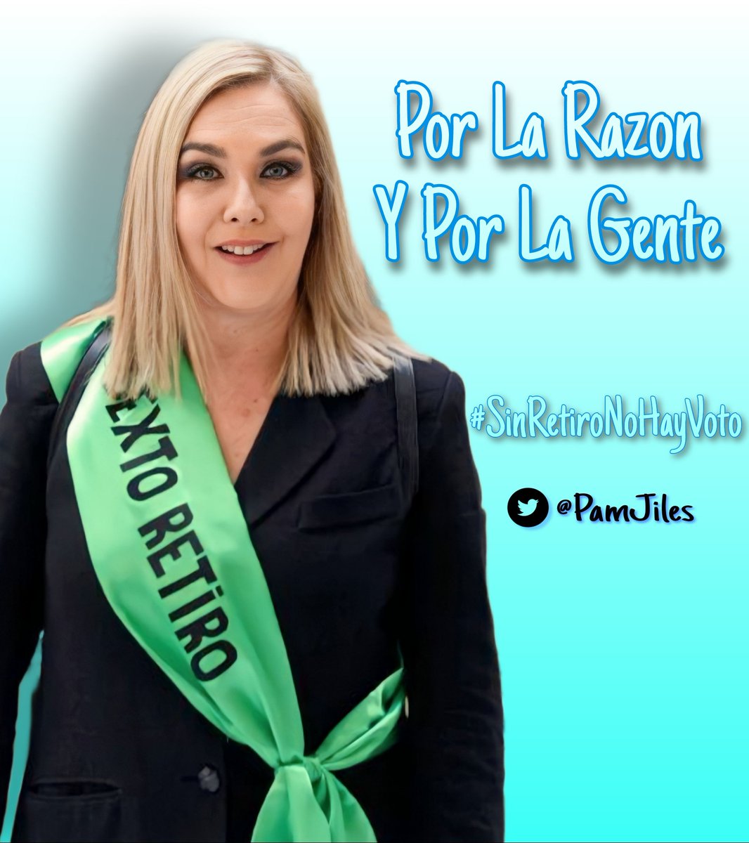 Nell_Matta's tweet photo. FALTAN 6 DIAS PARA QUE SEA PUESTO EN TABLA EL #SEXTORETIRO @RaulLeiva RECUERDE QUE #SinRetiroNoHayVoto https://t.co/Q8QU4659T2