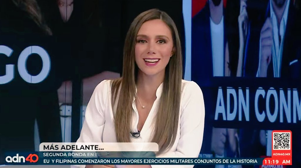 kevinlozanod's tweet photo. @vaitiaremateos Eres la más hermosa y talentosa conductora de noticias de este país 🇲🇽❤️ https://t.co/NjBlYTsafy