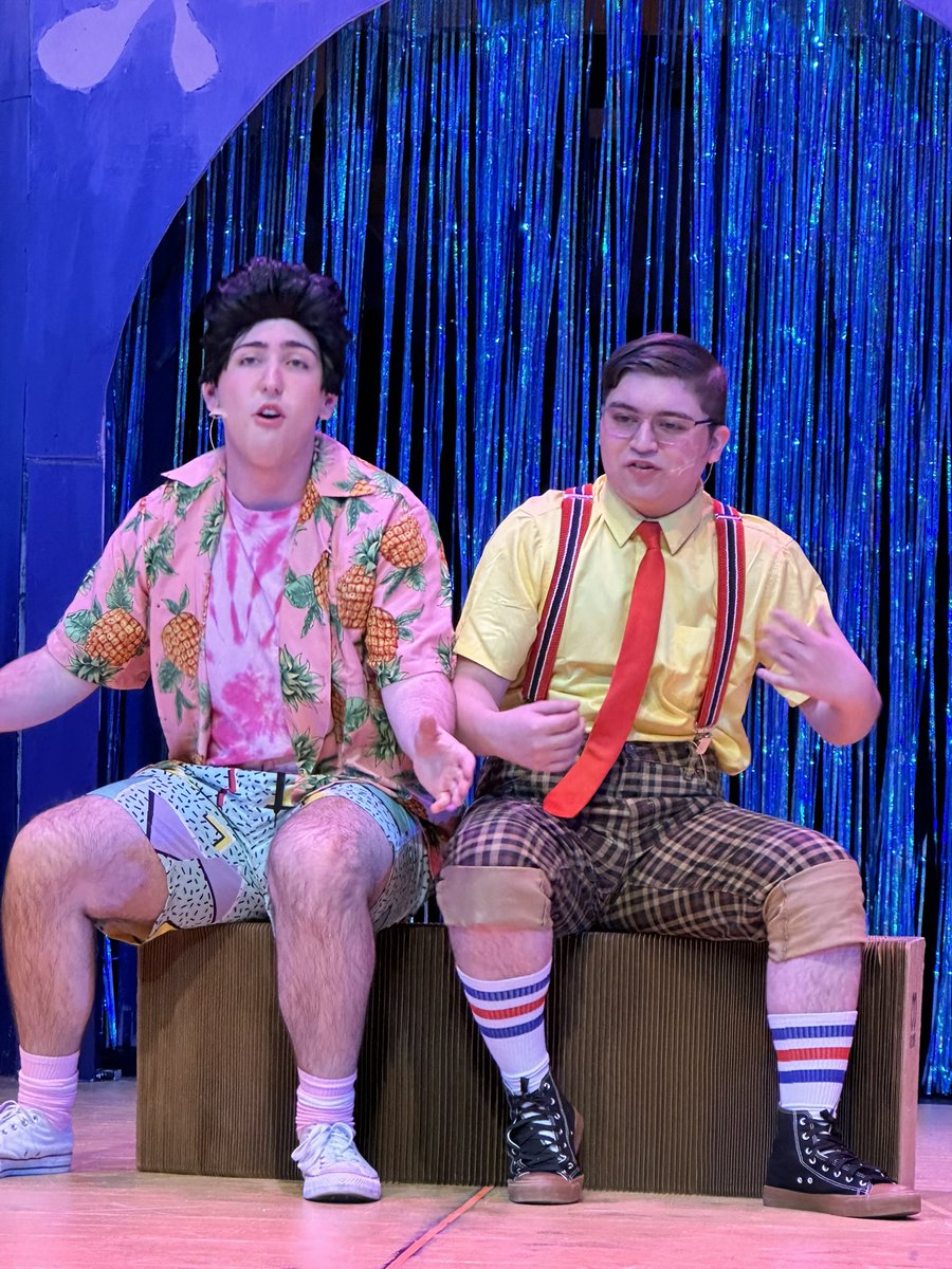 StaggMusical's tweet image. Spongebob and Patrick are excited to see you this weekend. Get your tickets today. @CHSD230 @StaggHighSchool