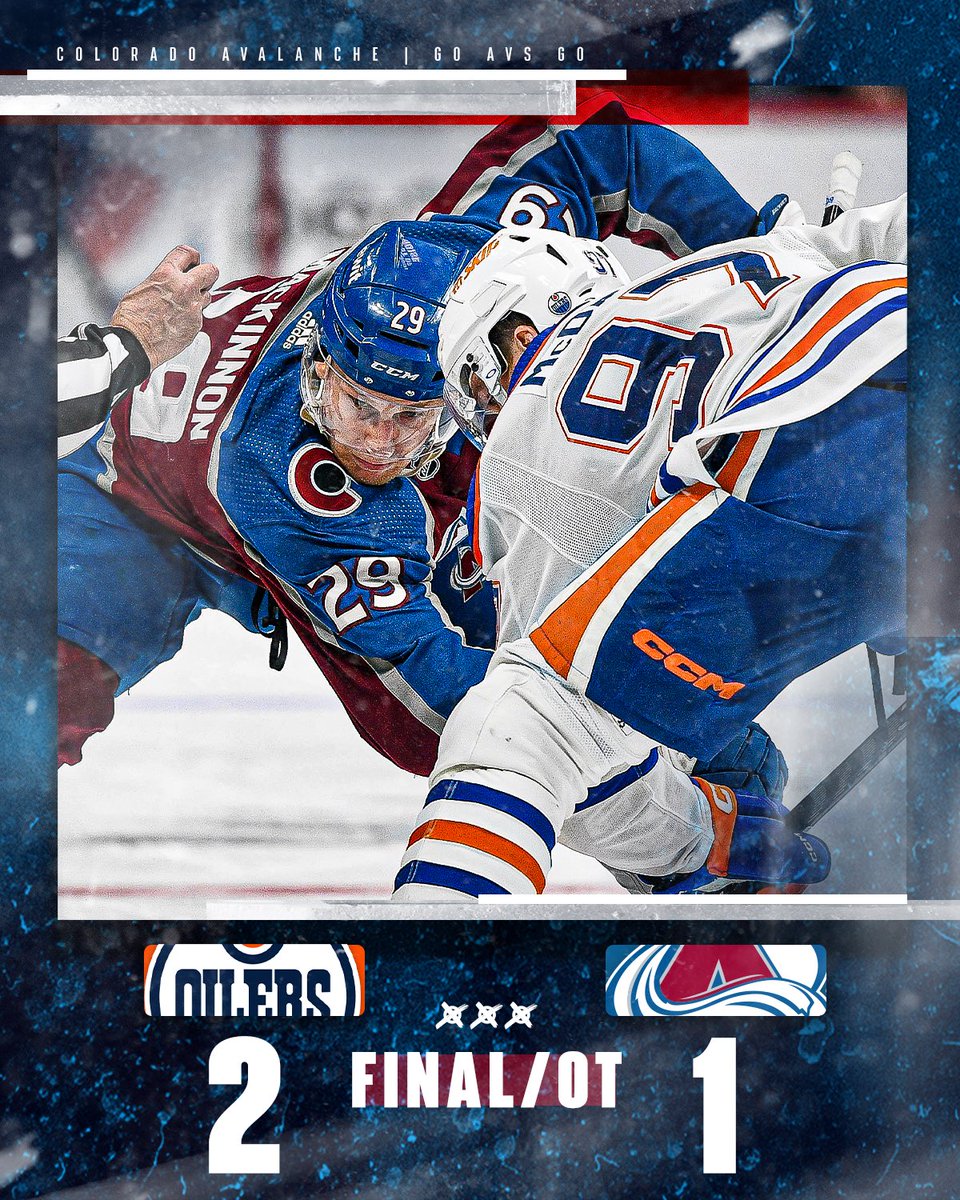 Fought hard to the end.

#GoAvsGo