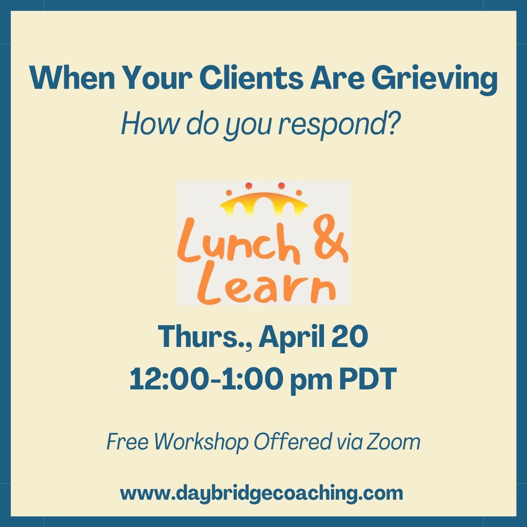 Register for the workshop here: app.practice.do/me/mary/book-e…
#griefliteracy #griefsupport #coaching #lunchandlearn