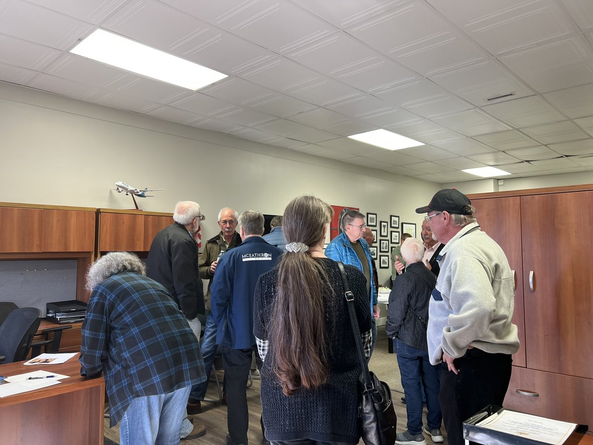 cbsteed's tweet photo. Steady and full turnout for @RichardGotfried last #mlacafe (open house). Thank you so much for your 8 years of service to the people of #yycfishcreek. All the best and it has been a privilege. https://t.co/PcBs95RhMJ