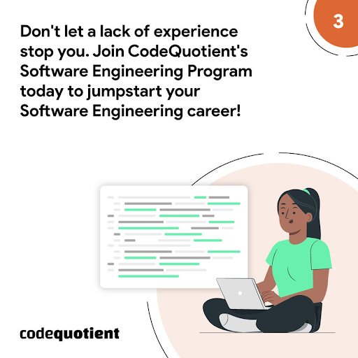 CodeQuotient's tweet image. Don&apos;t wait for opportunities to knock on your door!

Instead, create them with CQ-SEP. 

Apply here: codequotient.com/cq-sep.

We have limited seats available. 

#CodeQuotient #CQSEP #SoftwareEngineeringProgram