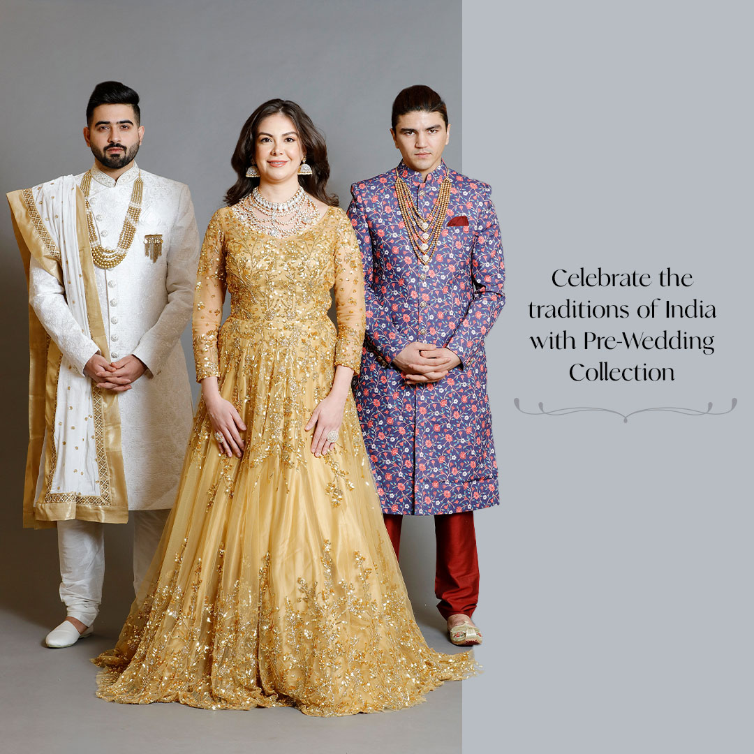 Wedding Essentials.
From bridal lehengas to bridesmaid gowns, shop your pre-wedding look with our latest premium wedding collection.

#panachetes #bridalwear #desifashion #indianfashionstore #bridetobe #jewelrylover #jewelry #royaljewellery #sherwani #groomtobe