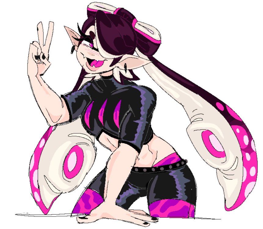 doodled a callie for @oatmilk_shampoo 🦑🦑
