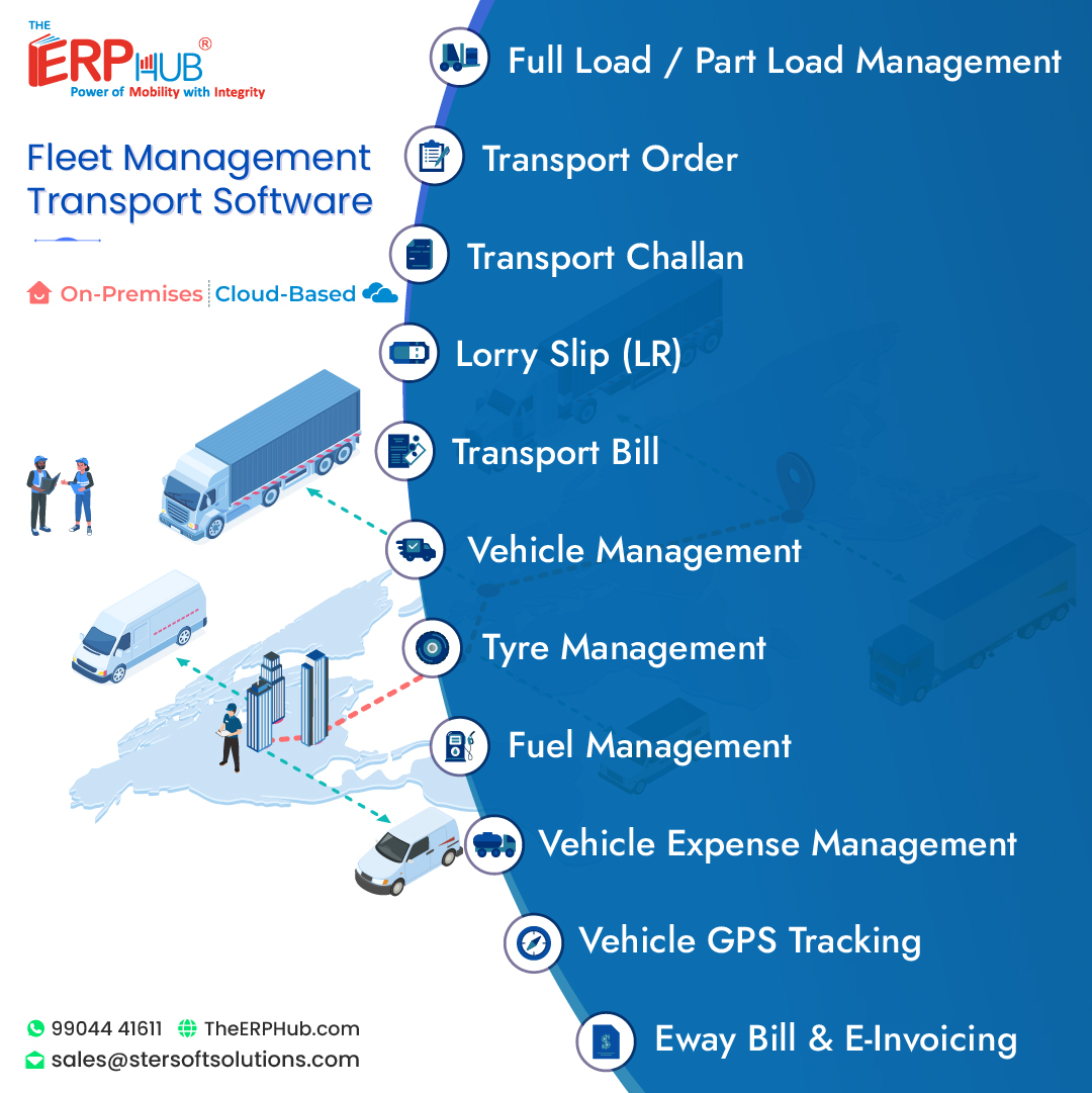 TheERPHub's tweet photo. Unable to track your deliveries? Get Your Transport Management System now.
For more details: https://t.co/Dx7FxxJsbG
#stersoftsolutions #transportation #management #transportmanagementsystem #vehecle #fuel #businessmanagement #accountmanagement #purchasesystem #theerphub https://t.co/dBADul6YEf