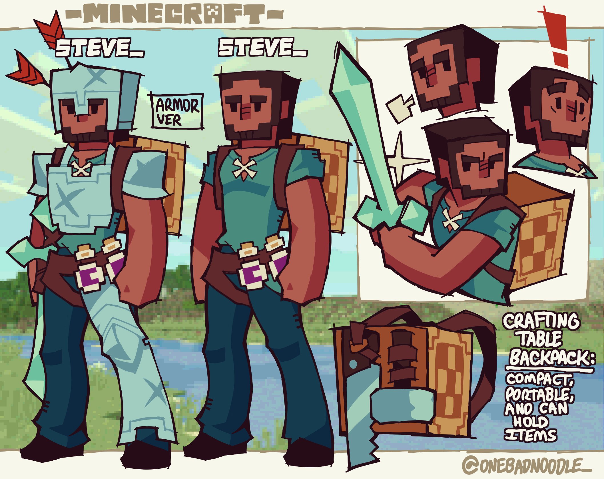 Steve [Armor Alt] Minecraft Skin
