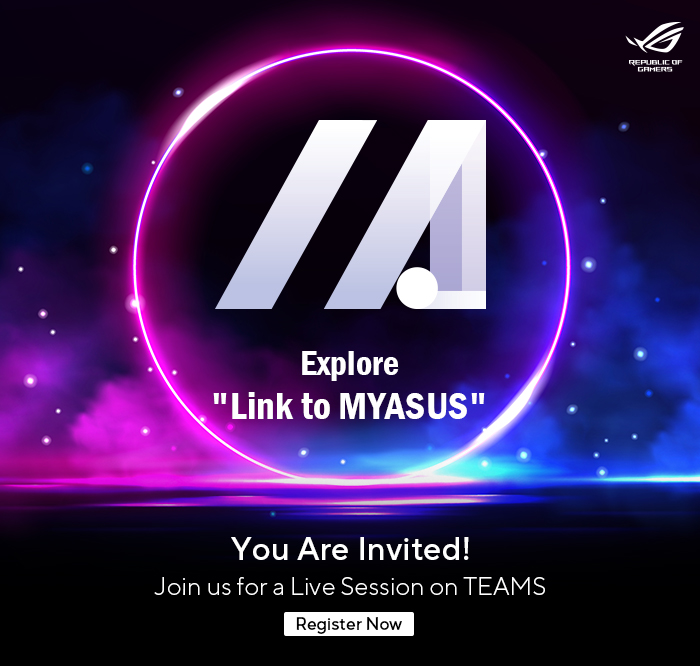 ASUS ROG IN on Twitter "Explore amazing "Link to MYASUS" features with