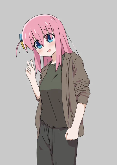 #ぼっち・ざ・ろっく今日の陰キャファッション 