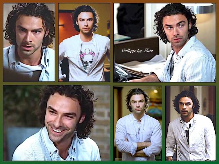 Ruairi has nice wild hair and looks good in white 😉
#WildHairWednesday #WhiteShirtWednesday #TheClinic #AidanTurner #AidanCrew