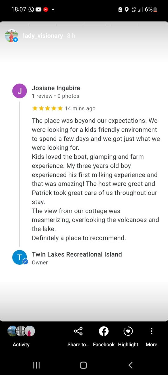 1LadyVisionary's tweet photo. @LakesIsland we are committed to also giving Rwandans the best customer service. 
Karibu. https://t.co/lvcIWpiLHo
