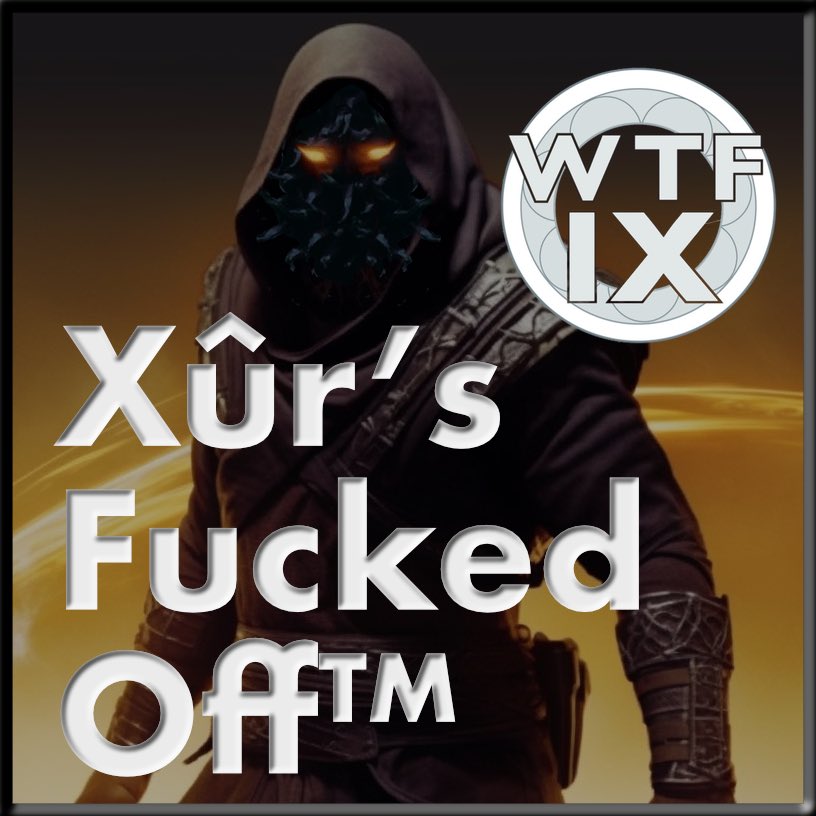 The reality is simple: we have no idea where Xûr goes from  Tuesday to Friday.  All we know is that…
Xûr’s Fucked Off™

#Xur #Xûr #Destiny2 #Destiny #DestinyTheGame #Bungie #Lightfall #TheWitness #Traveler #Guardian #SeasonOfDefiance #Defiance #RootOfNightmares