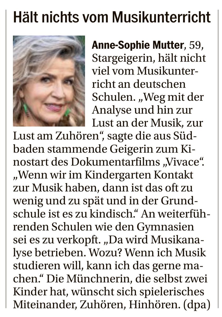 An der Alemannenschule Wutöschingen gibt es seit 10 Jahren keinen Musikunterricht, sondern nur Bläser, Chor und Musical.