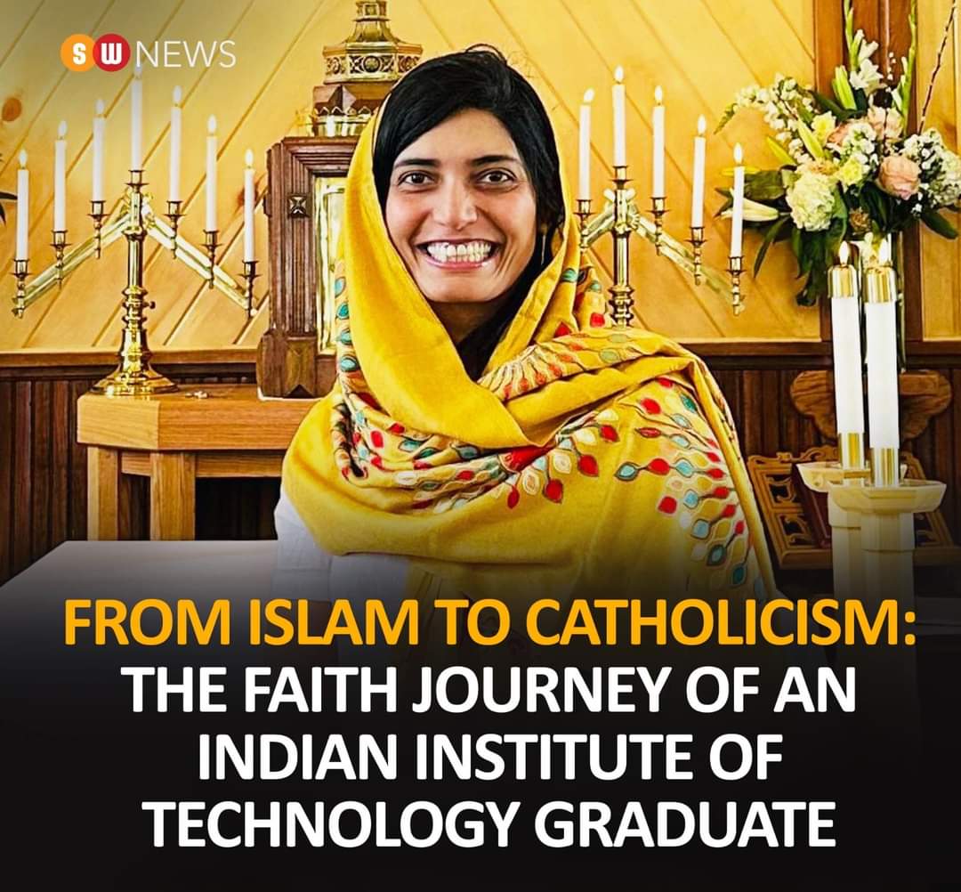 Sachinettiyil's tweet photo. From Islam to Catholicism: The faith journey of an Indian Institute of Technology graduate
https://t.co/R7z0QGriMc https://t.co/TSggIqCm0l