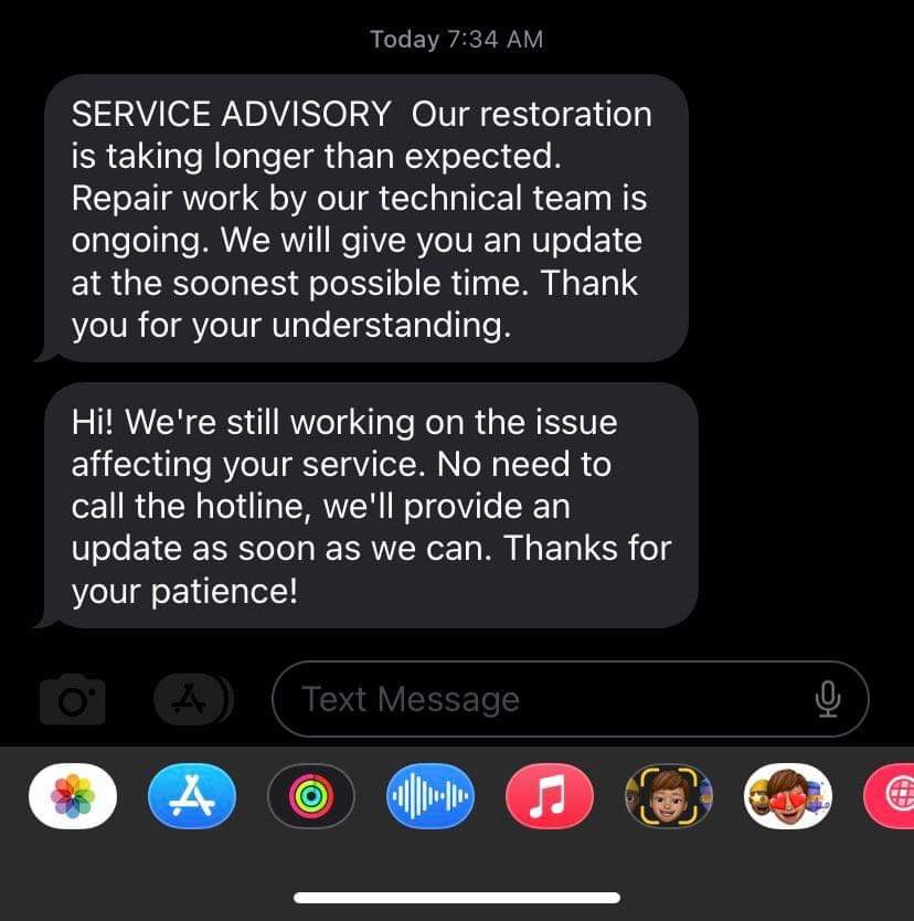 ytterpenuj's tweet photo. Don’t need to DM you.
Just poor service..
Every weekend down?!! https://t.co/cnJHVI21KZ