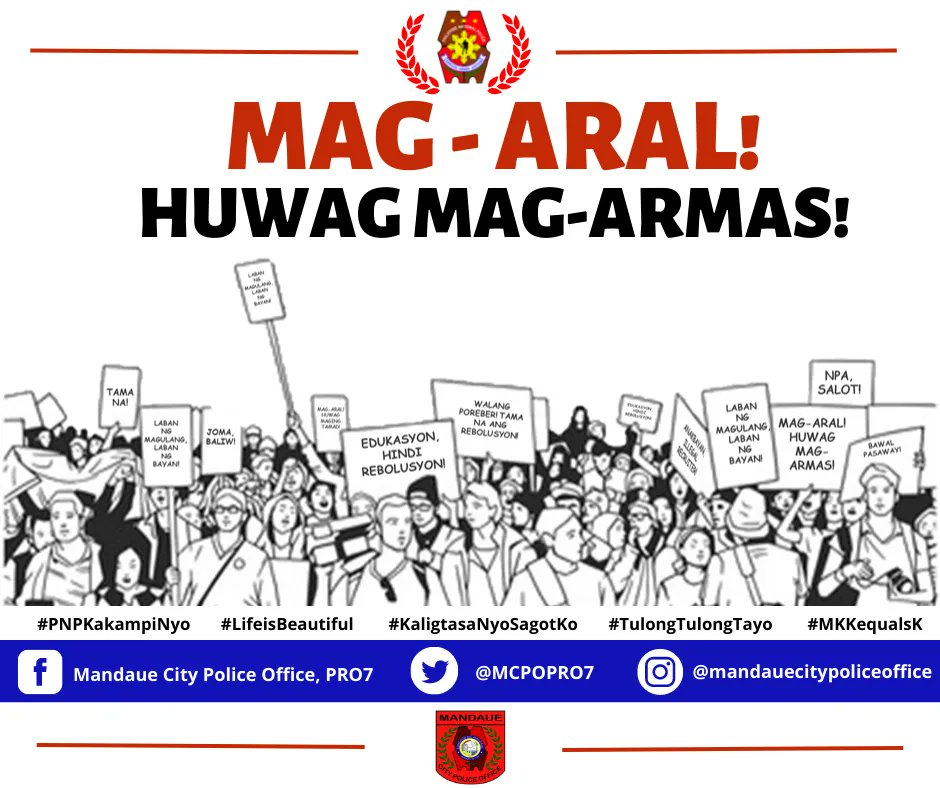 MCPOPRO7's tweet photo. #LifeIsBeautiful
#KaligtasanNyoSagotKo
#TulongTulongTayo
#MKKequalsK
#PNPKakampiNyo
#TeamMCPO https://t.co/XmbOHfSxLL