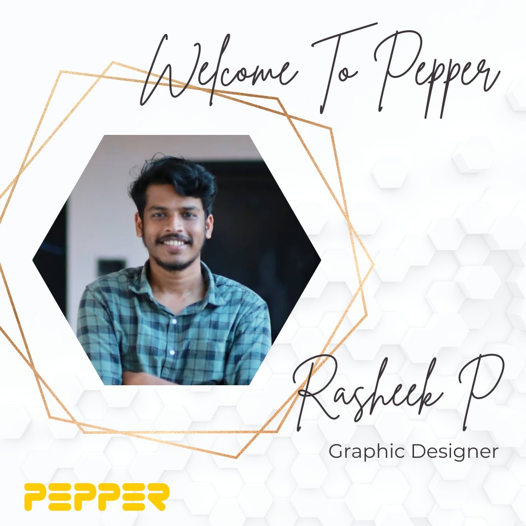 PepperIntComm's tweet photo. Welcoming our two newest team members, Pratheeksha, as PR Associate &amp; Rasheek, as Graphic Designer in Bangalore! 🎉

#PepperInteractive #WelcomeToTheTeam #Bangalore #TeamPepper #NewFaces https://t.co/64s2NGUfh3