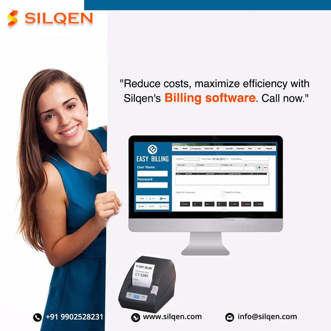 SilqenS's tweet photo. Improve your billing process and business efficiency with Silqen's advanced billing software. Our #software offers automated billing, customizable invoices, multi-currency support, and seamless integration with payment gateways. For detailed analytics and reports, Switch to Us. https://t.co/uTz4Jbayd0
