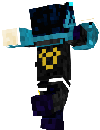i was bored and tried to make the vtuba minecraft skin 🐈‍⬛