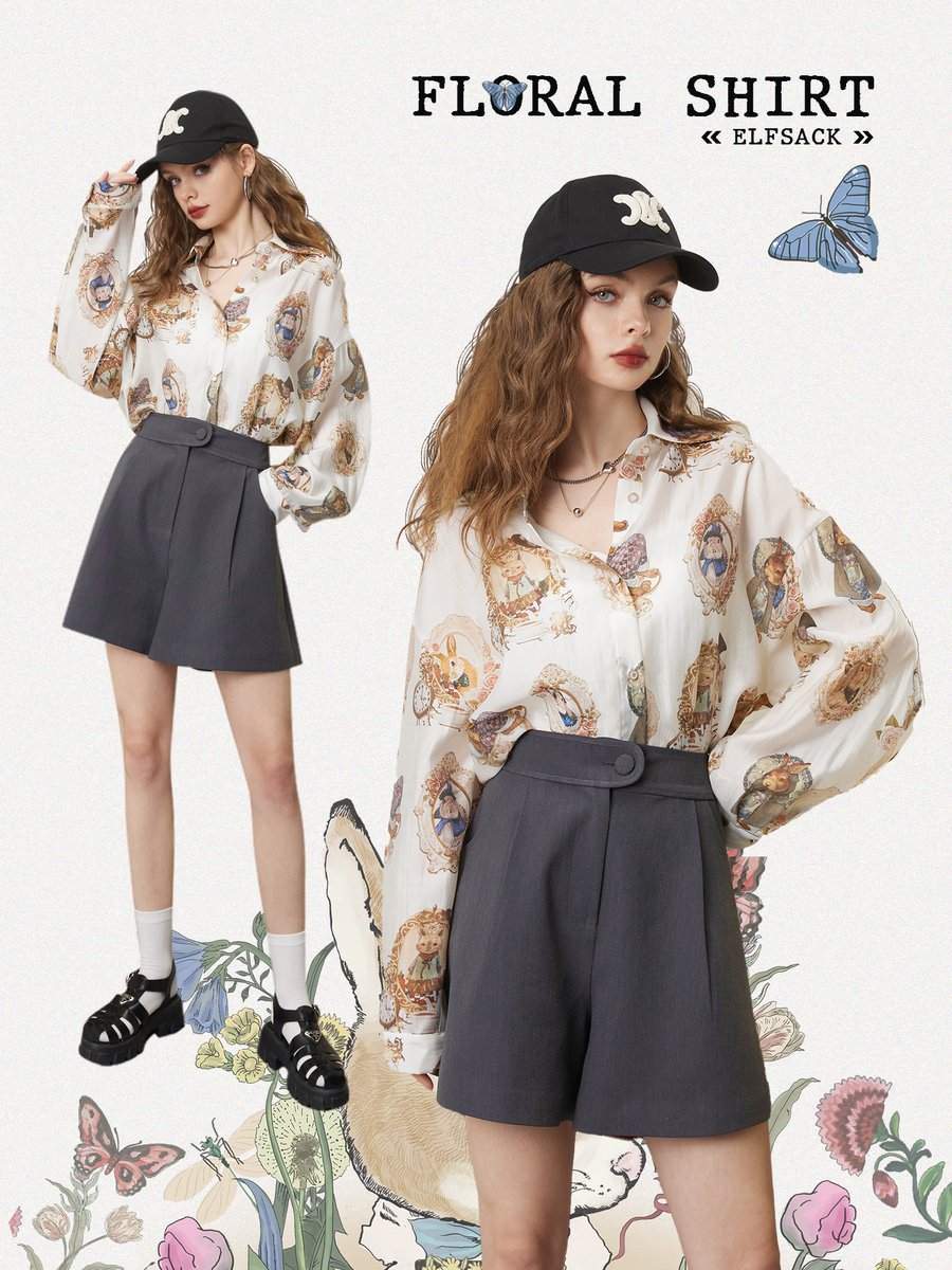 elfsackofficial's tweet photo. ELFSACK new product - shirt.
#elfsack #fashionstyle #shirt #Blouse #rabbit #outfit https://t.co/nUc3a1cfIm