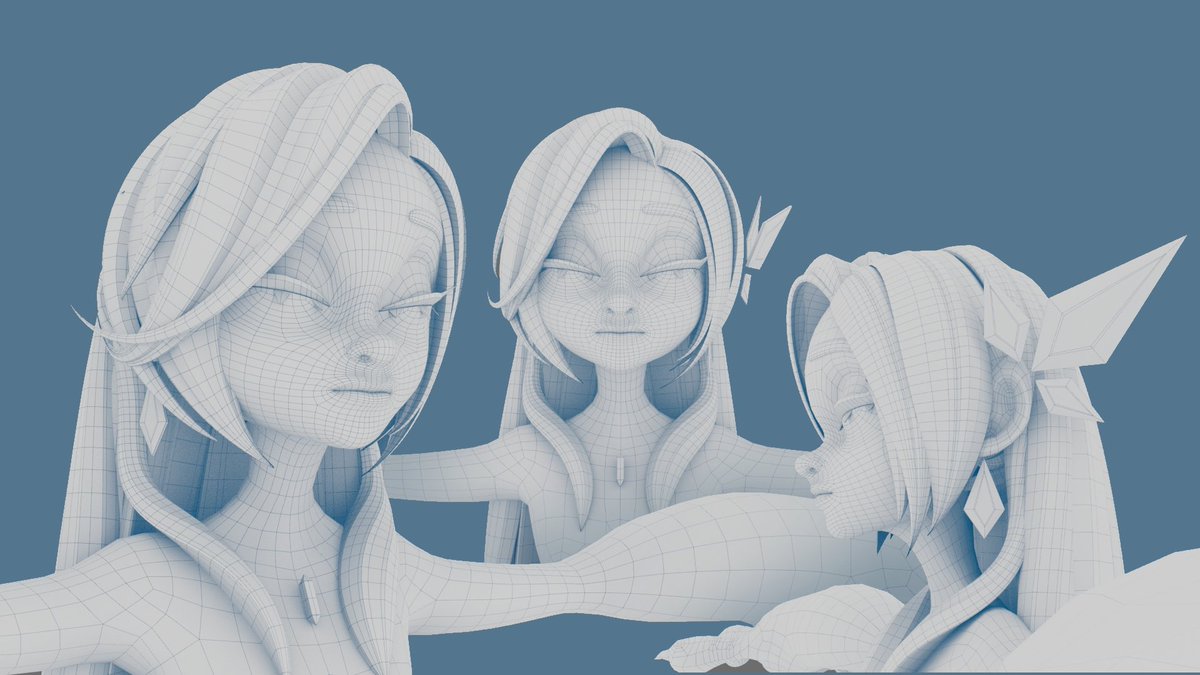 Mivim3D's tweet photo. Hi! Happy #portfolioDay

I'm Mivim and I'm in my last year of 3D animation and Visual Arts💫

Kristhiel is my final project :) she is a shy and sweet girl that now is a monster. 

If you want to know more of the project, please follow this account! https://t.co/hlrt6o8LK1