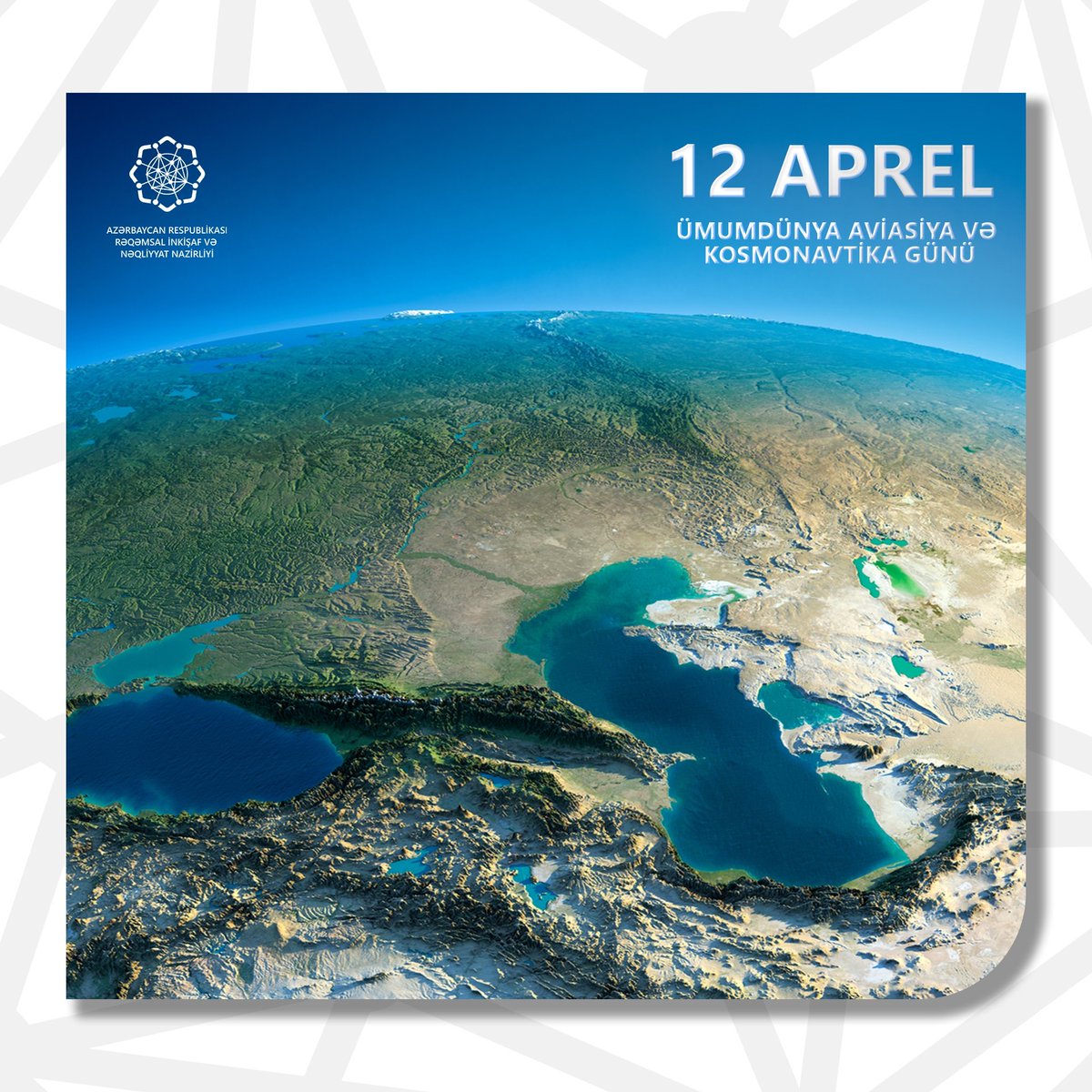 MDDTAzerbaijan's tweet photo. 12 aprel Ümumdünya Aviasiya və Kosmonavtika Günüdür.
Qürurla qeyd etmək istəyərdik ki, bu gün uğurlu peyk layihələri sayəsində Azərbaycan dünya kosmik ailəsinin bir üzvünə çevrilib.
#12aprel https://t.co/7qjuZX8gfA