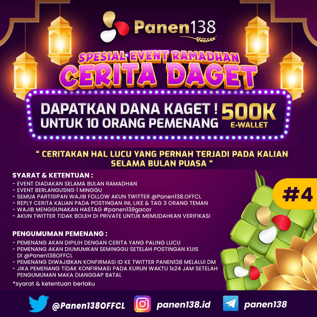 Panen138OFFCL's tweet photo. SAMBIL PUASA BISA DAPAT E-WALLET SETIAP MINGGUNYA LOHH😳
Dimana lagi kalo bukan di #PANEN138 cuma cerita aja kalian bisa dapat cuan

cek rules dibawah ya⬇️ 
PART#4 https://t.co/etbMNCVa6B