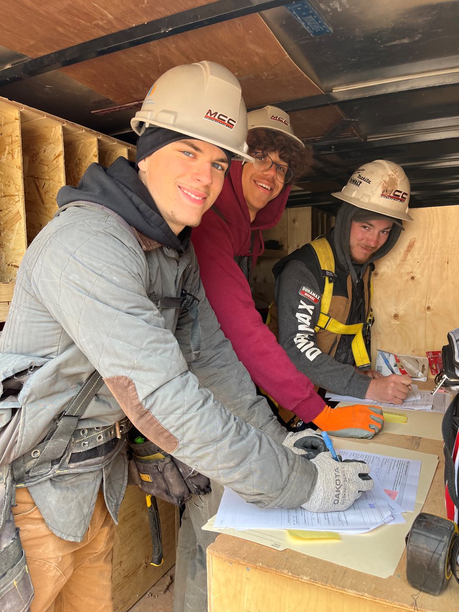 OYAPHWCDSB1's tweet photo. Congratulations to Tristan (CHS) and Warren (CHS) for becoming Registered Apprentices as General Carpenter #403A with MCC Contracting #OYAP #oyaphwcdsb #coopisworking #earnwhileyoulearn @HWCDSB @CHSTVNEWS @HWCDSBmyPath  @OyapPajo @DeanDiFrancesco https://t.co/lA2F3hipyv