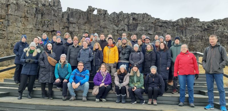 #MedicalPhysicists are exploring the land of fire and ice (thanks for tours organiser Harald Riisnaes) after a very successful #NACP2023 symposium “New technologies from bench to bedside” in #Iceland. 
It has been a great chance to enjoy this stunning landscape with colleagues.