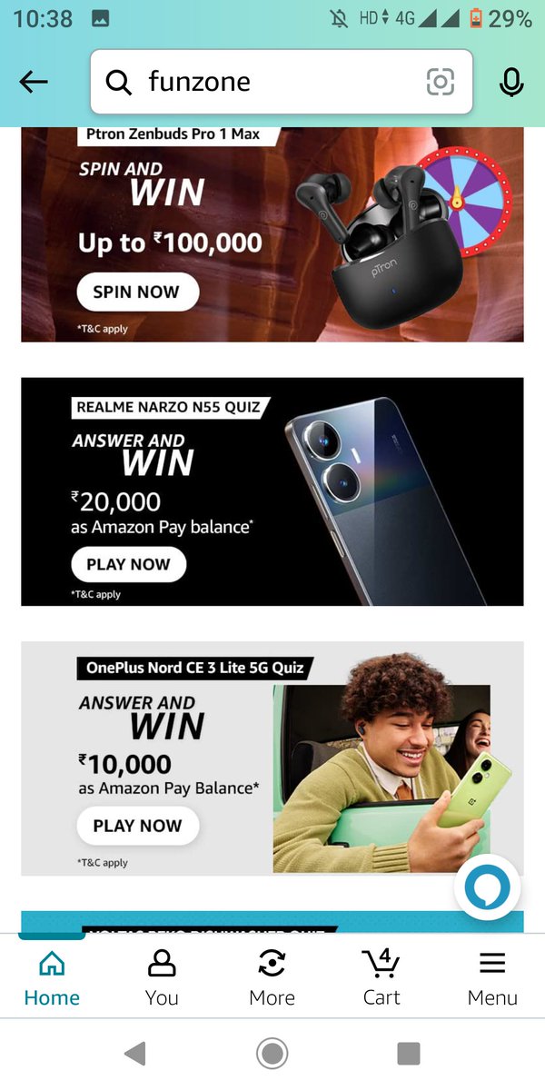 IndianWorld1's tweet photo. #amazon games are 100% better than Jio engage games. Jio engage games are worst and Outdated games. Look at Amazon prizes👇👇..jio engage prizes are 🤮🤢. We want this type of games in Jio engage ASAP 🙏
@JioCare . Uninstall Jio app because Jio engage games are fake and worst 🤦 https://t.co/N3MDFgB75G
